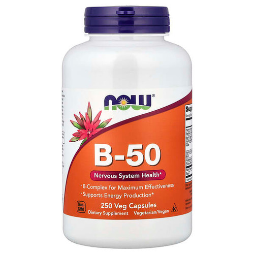 <img alt="NOW Foods, B-50, 250 Veg Capsules" title="NOW Foods, B-50, 250 Veg Capsules,733739004222"