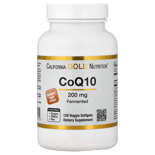 <img alt="California Gold Nutrition, CoQ10, 200 mg, 120 Veggie Softgels" title="California Gold Nutrition, CoQ10, 200 mg, 120 Veggie Softgels,898220012749"