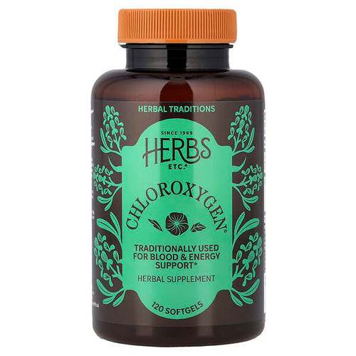 <img alt="Herbs Etc., ChlorOxygen, 120 Softgels" title="Herbs Etc., ChlorOxygen, 120 Softgels,765704519219"