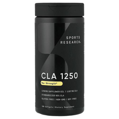 <img alt="Sports Research, CLA 1250, 180 Softgels" title="Sports Research, CLA 1250, 180 Softgels,023249010524"