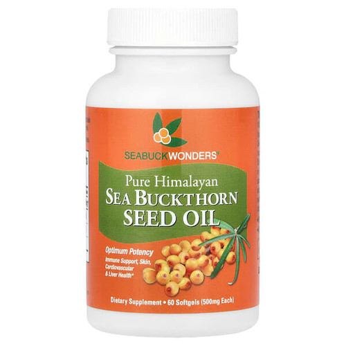 <img alt="SeaBuckWonders, Sea Buckthorn Seed Oil, 60 Softgels (500 mg per Softgel)" title="SeaBuckWonders, Sea Buckthorn Seed Oil, 60 Softgels (500 mg per Softgel),674756780020"