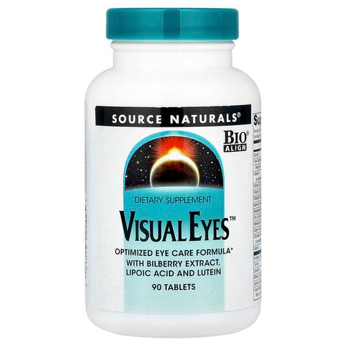 <img alt="Source Naturals, Visual Eyes, 90 Tablets" title="Source Naturals, Visual Eyes, 90 Tablets,021078003885"