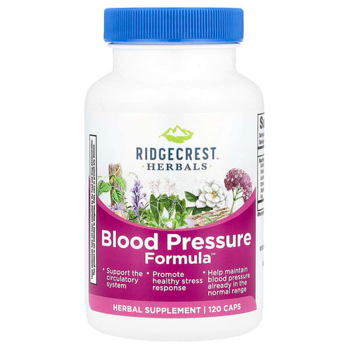 <img alt="RidgeCrest Herbals, Blood Pressure Formula, 120 Caps" title="RidgeCrest Herbals, Blood Pressure Formula, 120 Caps,355724005498"