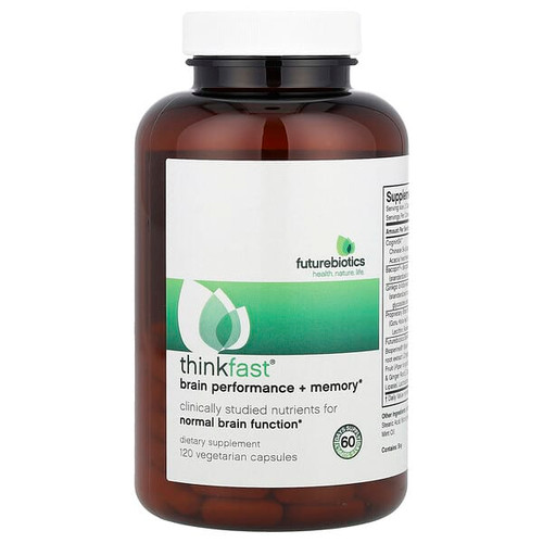 <img alt="Futurebiotics, Thinkfast, Brain Performance + Memory, 120 Vegetarian Capsules" title="Futurebiotics, Thinkfast, Brain Performance + Memory, 120 Vegetarian Capsules,049479025169"