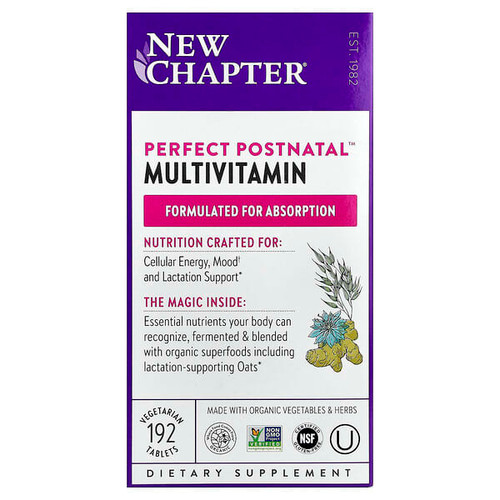 <img alt="New Chapter, Perfect Postnatal Multivitamin, 192 Vegetarian Tablets" title="New Chapter, Perfect Postnatal Multivitamin, 192 Vegetarian Tablets,727783900586"