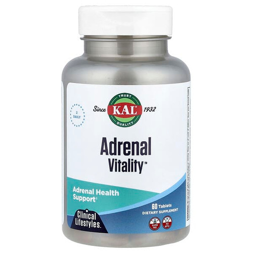 <img alt="KAL, Adrenal Vitality, 60 Tablets" title="KAL, Adrenal Vitality, 60 Tablets,021245790594"