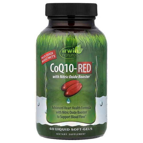 <img alt="Irwin Naturals, CoQ10-Red, 60 Liquid Soft-Gels" title="Irwin Naturals, CoQ10-Red, 60 Liquid Soft-Gels,710363591328"