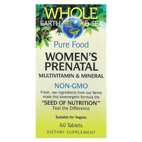 <img alt="Natural Factors, Whole Earth & Sea, Womens Prenatal Multivitamin & Mineral, 60 Tablets" title="Natural Factors, Whole Earth & Sea, Womens Prenatal Multivitamin & Mineral, 60 Tablets,068958355177"