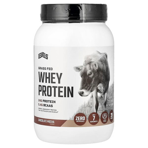 <img alt="Levels, Grass Fed Whey Protein Powder, Chocolate Mocha, 2 lb (907 g)" title="Levels, Grass Fed Whey Protein Powder, Chocolate Mocha, 2 lb (907 g),857965007069"