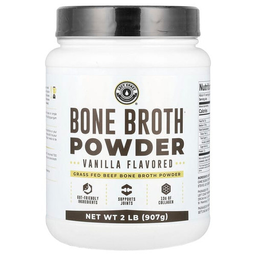 <img alt="Left Coast Performance, Bone Broth Powder, Vanilla, 2 lb (907 g)" title="Left Coast Performance, Bone Broth Powder, Vanilla, 2 lb (907 g),850028626078"