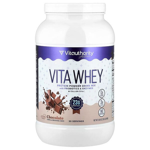 <img alt="Vitauthority, Active, Vita Whey Protein Powder, Chocolate, 2.18 lb (990 g)" title="Vitauthority, Active, Vita Whey Protein Powder, Chocolate, 2.18 lb (990 g),856360008282"