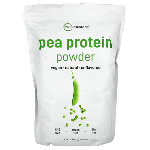 <img alt="Micro Ingredients, Pea Protein Powder, Unflavored, 5 lb (2.26 kg)" title="Micro Ingredients, Pea Protein Powder, Unflavored, 5 lb (2.26 kg),850015616792"