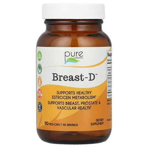 <img alt="Pure Essence, Breast-D, 90 Vegi-Caps" title="Pure Essence, Breast-D, 90 Vegi-Caps,659670260025"