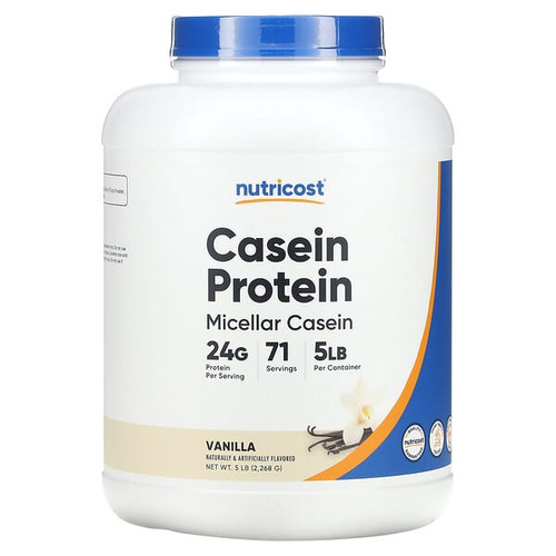 <img alt="Nutricost, Casein Protein, Vanilla, 5 lb (2,268 g)" title="Nutricost, Casein Protein, Vanilla, 5 lb (2,268 g),810014670102"