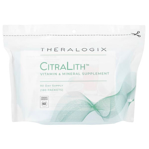<img alt="Theralogix, Citralith, Vitamin & Mineral Supplement, 180 Packets, (2.45 g) Each" title="Theralogix, Citralith, Vitamin & Mineral Supplement, 180 Packets, (2.45 g) Each,813349011299"