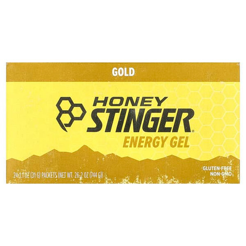 <img alt="Honey Stinger, Energy Gel, Gold, 24 Packets, 1.1 oz (31 g) Each" title="Honey Stinger, Energy Gel, Gold, 24 Packets, 1.1 oz (31 g) Each,810815020502"