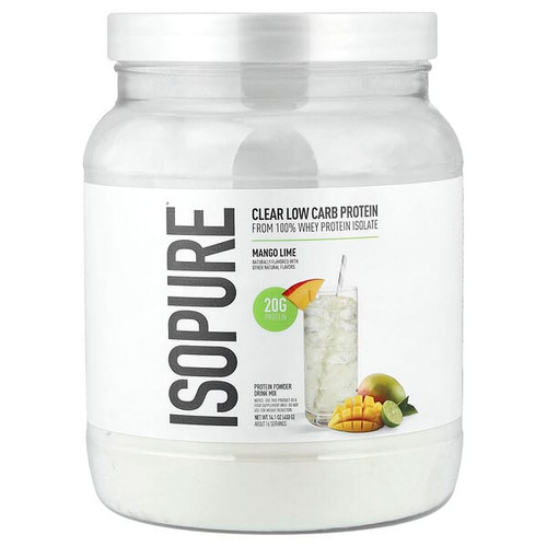 <img alt="Isopure, Clear Low Carb Protein Powder, Mango Lime, 14.1 oz (400 g)" title="Isopure, Clear Low Carb Protein Powder, Mango Lime, 14.1 oz (400 g),089094025113"