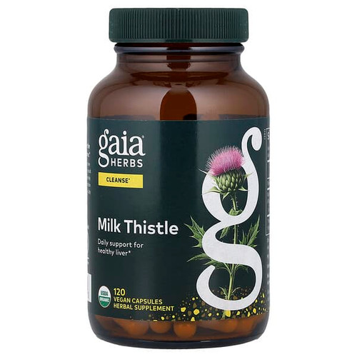 <img alt="Gaia Herbs, Milk Thistle, 120 Vegan Capsules" title="Gaia Herbs, Milk Thistle, 120 Vegan Capsules,751063145800"