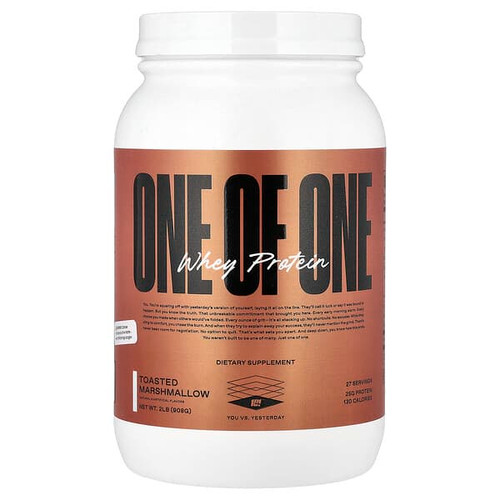 <img alt="ONE OF ONE, Whey Protein, Toasted Marshmallow, 2 lb (908 g)" title="ONE OF ONE, Whey Protein, Toasted Marshmallow, 2 lb (908 g),628235090216"
