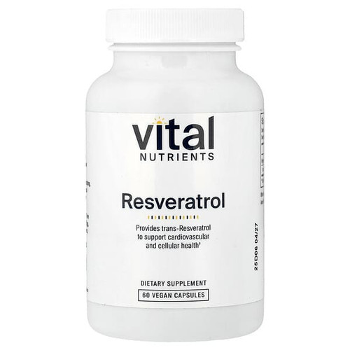 <img alt="Vital Nutrients, Resveratrol, 60 Vegan Capsules (250 mg per Capsule)" title="Vital Nutrients, Resveratrol, 60 Vegan Capsules (250 mg per Capsule),693465275115"