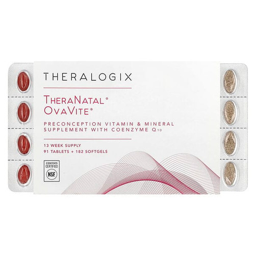 <img alt="Theralogix, TheraNatal, OvaVite, 91 Tablets + 182 Softgels" title="Theralogix, TheraNatal, OvaVite, 91 Tablets + 182 Softgels,813349010537"