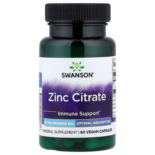 <img alt="Swanson Vitamins, Zinc Citrate, 50 mg, 60 Capsules" title="Swanson Vitamins, Zinc Citrate, 50 mg, 60 Capsules,087614113746"