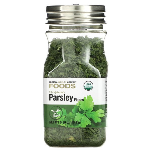 <img alt="California Gold Nutrition, Foods, Organic Parsley, 0.36 oz (10 g)" title="California Gold Nutrition, Foods, Organic Parsley, 0.36 oz (10 g),898220020393"