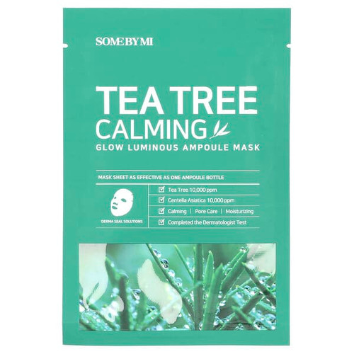 <img alt="3 PACK of SOME BY MI, Tea Tree Calming, Glow Luminous Ampoule Beauty Mask, 1 Sheet Mask, 0.88 oz (25 g)" title="3 PACK of SOME BY MI, Tea Tree Calming, Glow Luminous Ampoule Beauty Mask, 1 Sheet Mask, 0.88 oz (25 g),8809647390022"