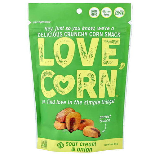 <img alt="Love Corn, Delicious Crunchy Corn, Sour Cream & Onion, 4 oz (115 g)" title="Love Corn, Delicious Crunchy Corn, Sour Cream & Onion, 4 oz (115 g),855596007427"