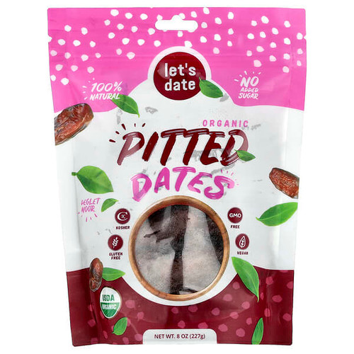 <img alt="Lets Date, Organic Pitted Dates, 8 oz (227 g)" title="Lets Date, Organic Pitted Dates, 8 oz (227 g),860005793143"