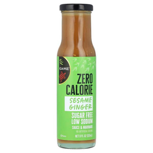 <img alt="KA-ME, Zero Calorie, Sesame Ginger Sauce & Marinade, 8 fl oz (237 ml)" title="KA-ME, Zero Calorie, Sesame Ginger Sauce & Marinade, 8 fl oz (237 ml),070844500608"