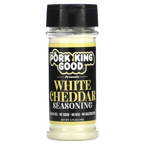 <img alt="Pork King Good, White Cheddar Seasoning, 2.75 oz (78 g)" title="Pork King Good, White Cheddar Seasoning, 2.75 oz (78 g),850008538810"