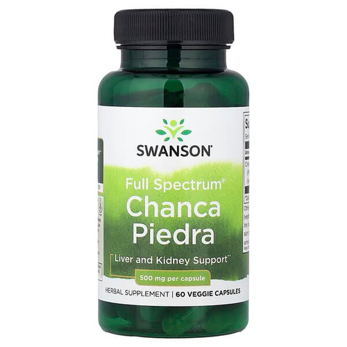 <img alt="Swanson Vitamins, Full Spectrum Chanca Piedra, 500 mg, 60 Veggie Capsules" title="Swanson Vitamins, Full Spectrum Chanca Piedra, 500 mg, 60 Veggie Capsules,087614112299"