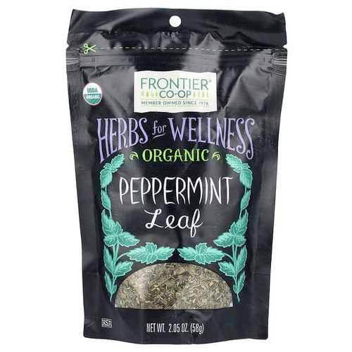 <img alt="Frontier Co-op, Organic Peppermint Leaf, 2.05 oz (58 g)" title="Frontier Co-op, Organic Peppermint Leaf, 2.05 oz (58 g),089836311139"