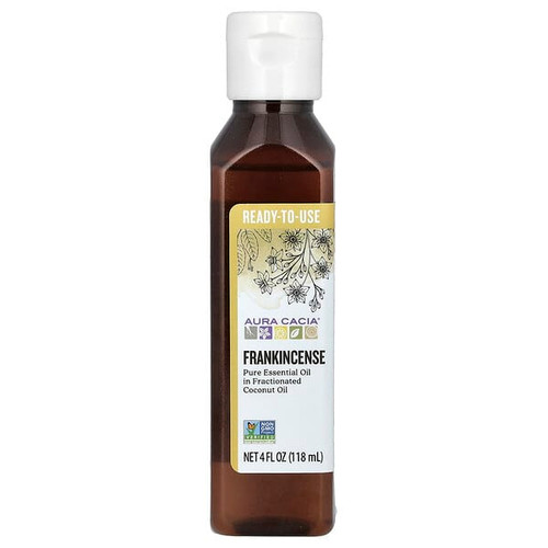 <img alt="Aura Cacia, Pure Essential Oil in Fractionated Coconut Oil, Frankincense, 4 fl oz (118 ml)" title="Aura Cacia, Pure Essential Oil in Fractionated Coconut Oil, Frankincense, 4 fl oz (118 ml),051381914141"