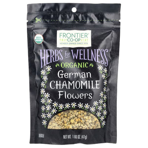 <img alt="Frontier Co-op, Organic German Chamomile Flowers, 1.66 oz (47 g)" title="Frontier Co-op, Organic German Chamomile Flowers, 1.66 oz (47 g),089836311023"