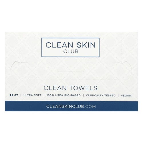 <img alt="Clean Skin Club, Clean Towels, Disposable, 25 Count" title="Clean Skin Club, Clean Towels, Disposable, 25 Count,850017509023"