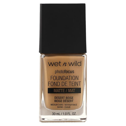 <img alt="wet n wild, PhotoFocus, Foundation, Matte, 372C Desert Beige, 1 fl oz (30 ml)" title="wet n wild, PhotoFocus, Foundation, Matte, 372C Desert Beige, 1 fl oz (30 ml),077802537232"