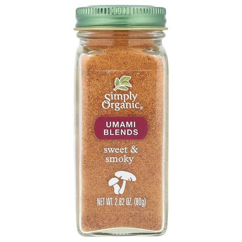 <img alt="Simply Organic, Umami Blends, Sweet & Smoky, 2.82 oz (80 g)" title="Simply Organic, Umami Blends, Sweet & Smoky, 2.82 oz (80 g),089836157386"