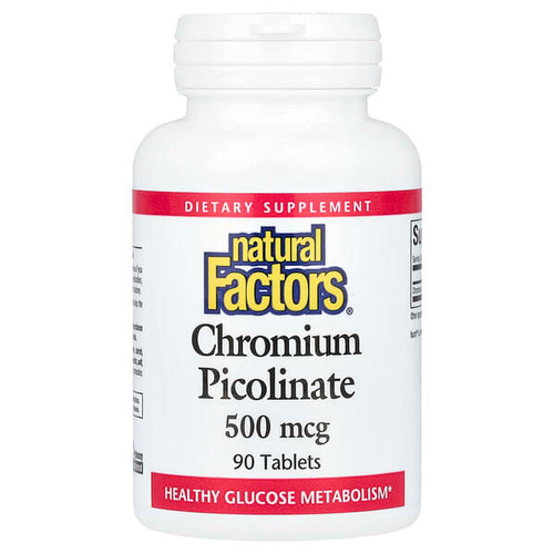 <img alt="Natural Factors, Chromium Picolinate, 500 mcg, 90 Tablets" title="Natural Factors, Chromium Picolinate, 500 mcg, 90 Tablets,068958016375"