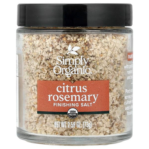 <img alt="Simply Organic, Finishing Salt, Citrus Rosemary , 2.58 oz (73 g)" title="Simply Organic, Finishing Salt, Citrus Rosemary , 2.58 oz (73 g),089836221056"