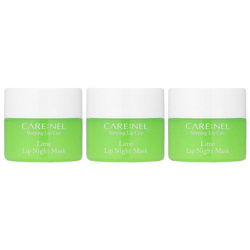 <img alt="Care-Nel, Lip Night Mask Set, Lime, 3 Pieces, (5 g) Each" title="Care-Nel, Lip Night Mask Set, Lime, 3 Pieces, (5 g) Each,8809584960043"