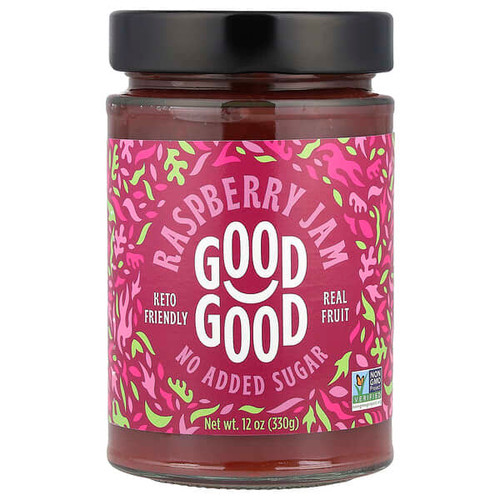 <img alt="GOOD GOOD, Raspberry Jam, 12 oz (330 g)" title="GOOD GOOD, Raspberry Jam, 12 oz (330 g),856716008218"