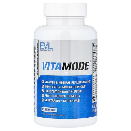 <img alt="EVLution Nutrition, VitaMode, High Performance Multivitamin, 60 Tablets" title="EVLution Nutrition, VitaMode, High Performance Multivitamin, 60 Tablets,810167100044"
