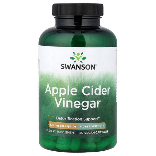 <img alt="Swanson Vitamins, Apple Cider Vinegar, Higher Strength, 180 Vegan Capsules (625 mg Per capsule)" title="Swanson Vitamins, Apple Cider Vinegar, Higher Strength, 180 Vegan Capsules (625 mg Per capsule),087614022925"