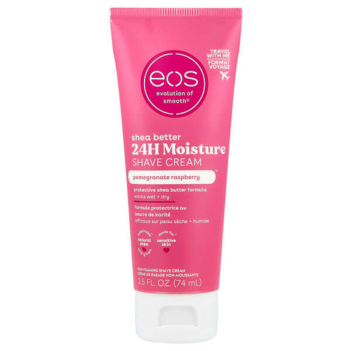 <img alt="3 PACK of EOS, Shea Better, 24H Moisture Shave Cream, Pomegranate Raspberry, 2.5 fl oz (74 ml)" title="3 PACK of EOS, Shea Better, 24H Moisture Shave Cream, Pomegranate Raspberry, 2.5 fl oz (74 ml),832992011197"