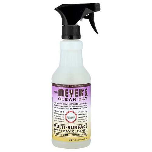 <img alt="Mrs. Meyers Clean Day, Multi-Surface Everyday Cleaner, Compassion Flower, 16 fl oz (473 ml)" title="Mrs. Meyers Clean Day, Multi-Surface Everyday Cleaner, Compassion Flower, 16 fl oz (473 ml),808124113848"