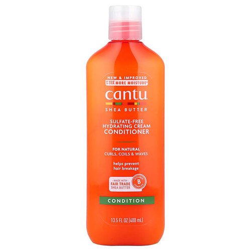 <img alt="Cantu, Shea Butter, Sulfate-Free Hydrating Cream Conditioner, For Natural Curls, Coils & Waves, 13.5 fl oz (400 ml)" title="Cantu, Shea Butter, Sulfate-Free Hydrating Cream Conditioner, For Natural Curls, Coils & Waves, 13.5 fl oz (400 ml),817513015328"