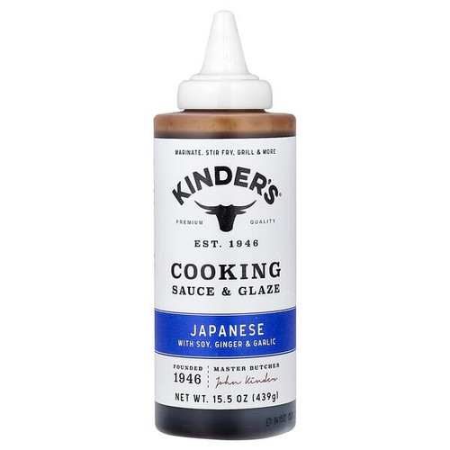 <img alt="KINDERs, Cooking Sauce & Glaze, Japanese, 15.5 oz (439 g)" title="KINDERs, Cooking Sauce & Glaze, Japanese, 15.5 oz (439 g),755795657006"