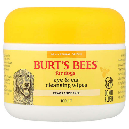 <img alt="Burts Bees, Eye and Ear Cleansing Wipes, For Dogs, Fragrance Free, 100 Count" title="Burts Bees, Eye and Ear Cleansing Wipes, For Dogs, Fragrance Free, 100 Count,742797079448"